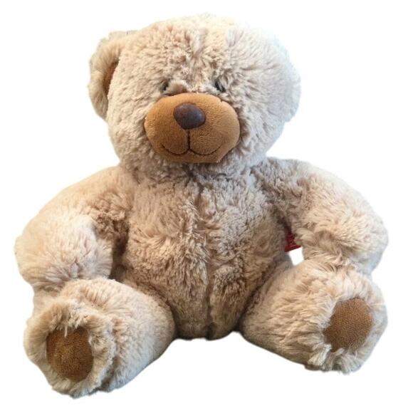 Beppe Bear Tan 9" Poland Gift Teddy Plush Stuffie Stuffed Animal Toy Baby Gift - Picture 1 of 9
